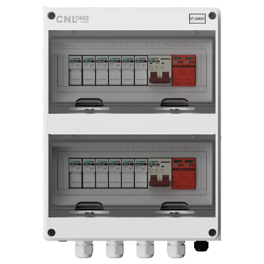 6in 1out PV Combiner Box DC500V