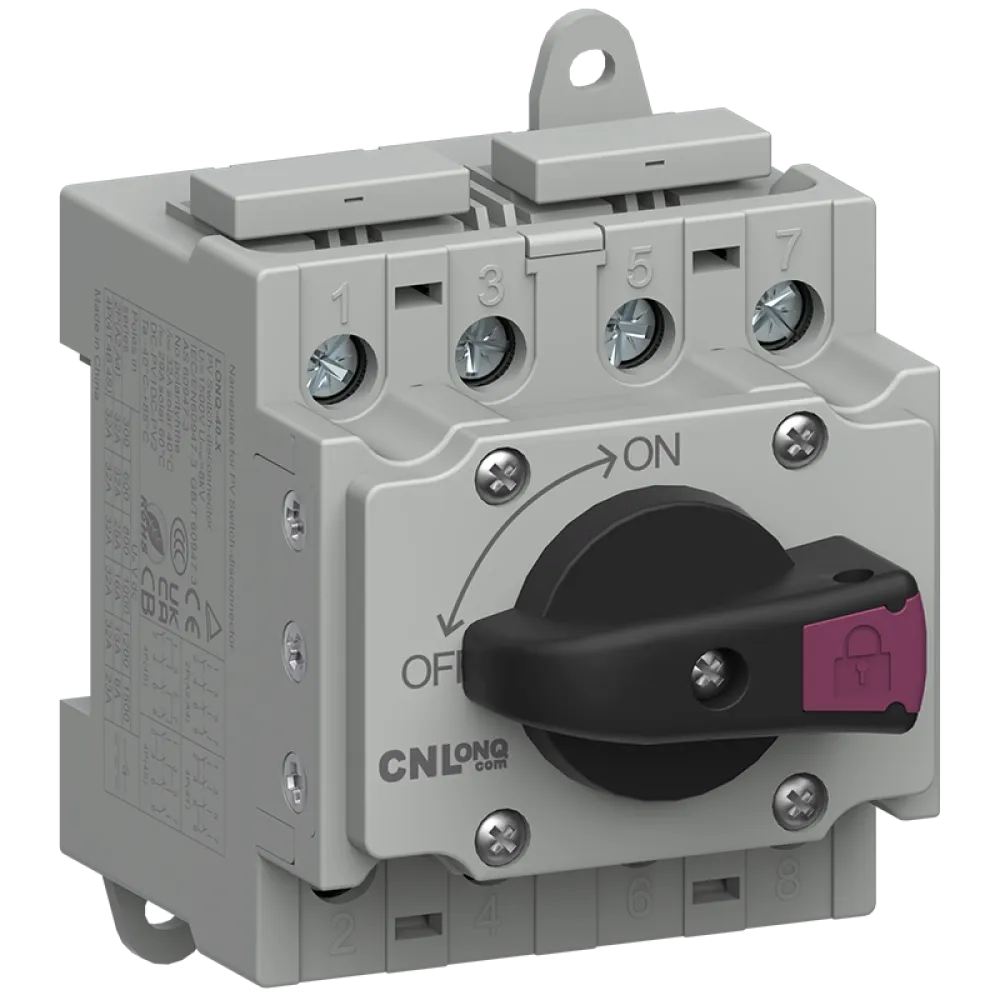 4P Solar Disconnect Switch Isolation DC1200V 32A LONQ-40.X