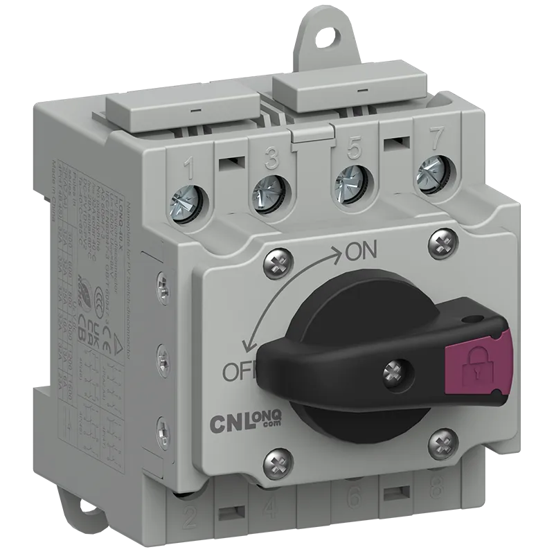 4P Solar Disconnect Switch Isolation DC1200V 32A LONQ-40.X