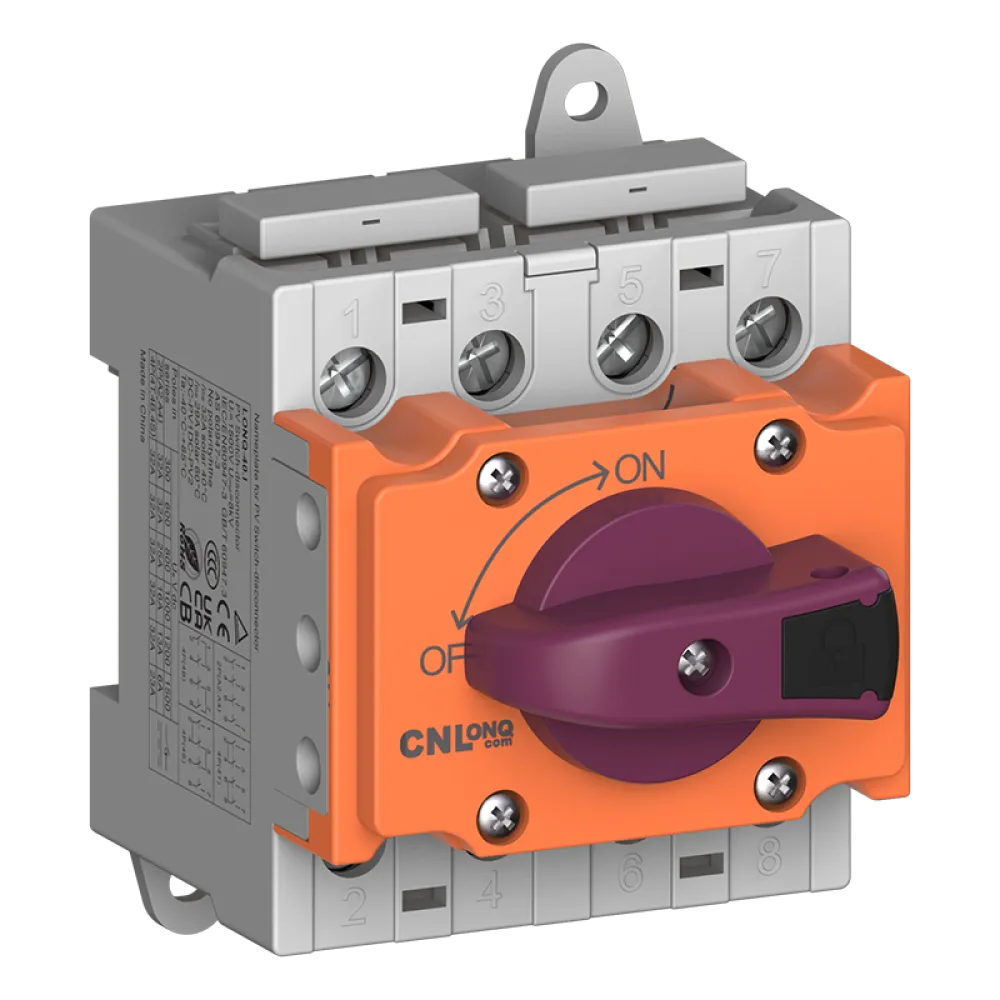 4P Solar Disconnect Switch Isolation DC1200V 32A LONQ-40-I