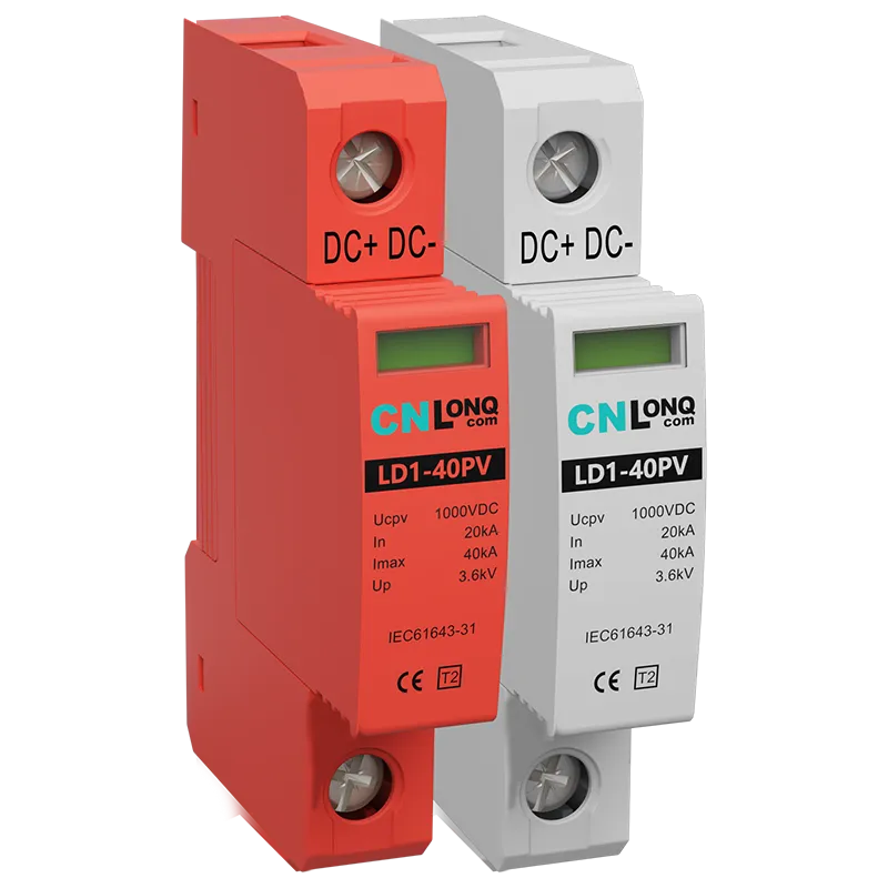 DC1000V T2 2 Poles Surge Protection Device(SPD) 20kA 40kA LD1