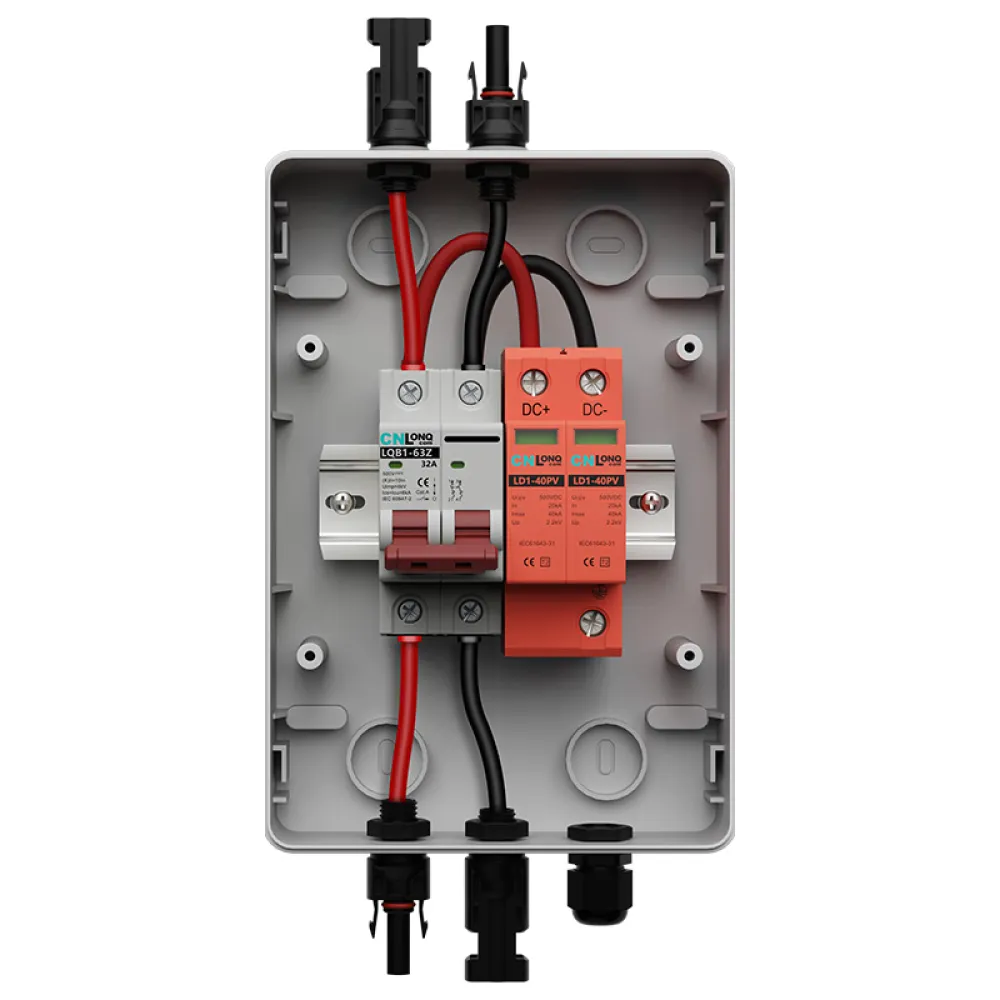 1in 1out IP65 Lightning Protection Combiner Box DC500V