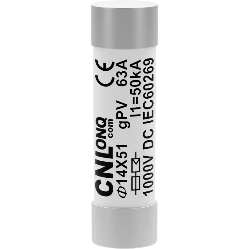 14x51mm DC Fuse Core DC1000V 8~63A