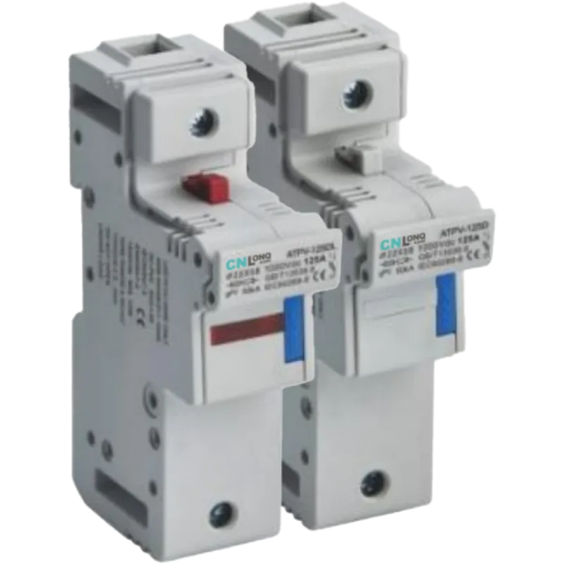 DC Fuse Holder DC1000V 125A DIN Rail for 22x58mm Fuse