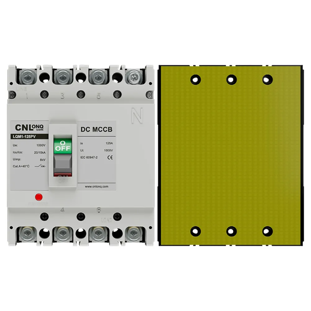 DC12~1000V 63~125A 1P/2P/3P/4P Molded Case Circuit Breaker MCCB