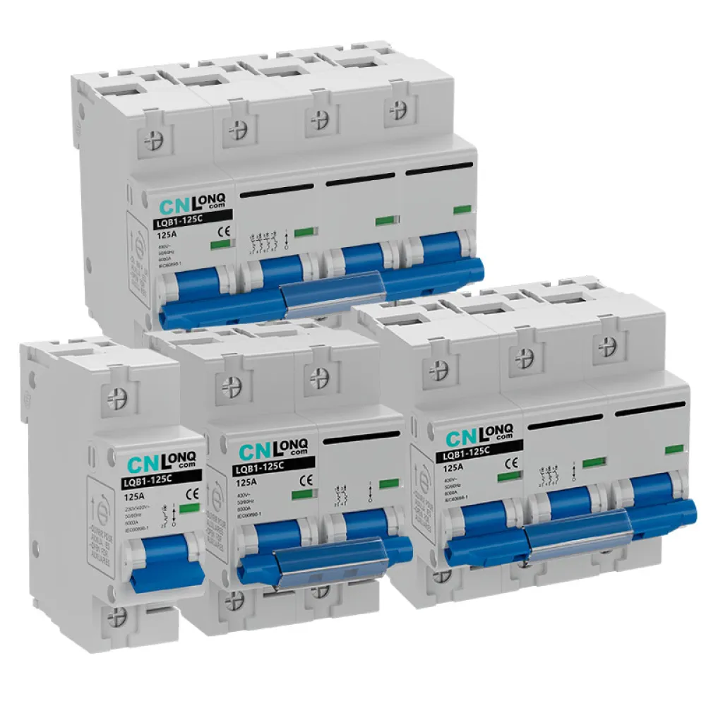 AC12~690V 80/100/125A 1P/2P/3P/4P Miniature Circuit Breaker LQB1-63C