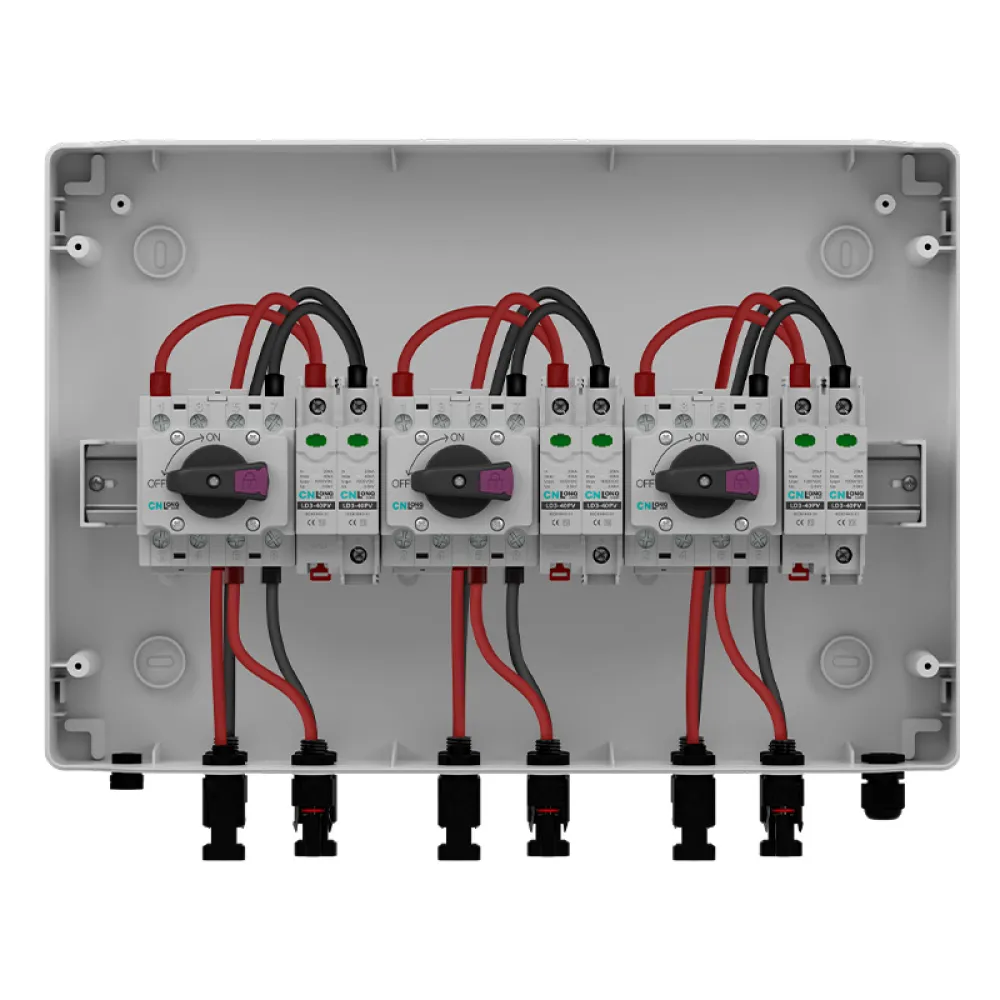 3in 3out Lightning Protection Box DC1000V