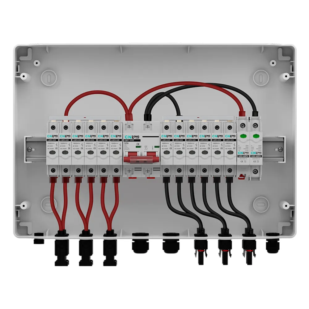 6in 1out PV Combiner Box  DC500V