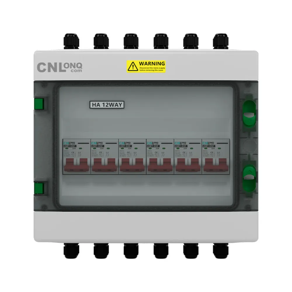 6in 6out Circuit Breaker Box DC500V