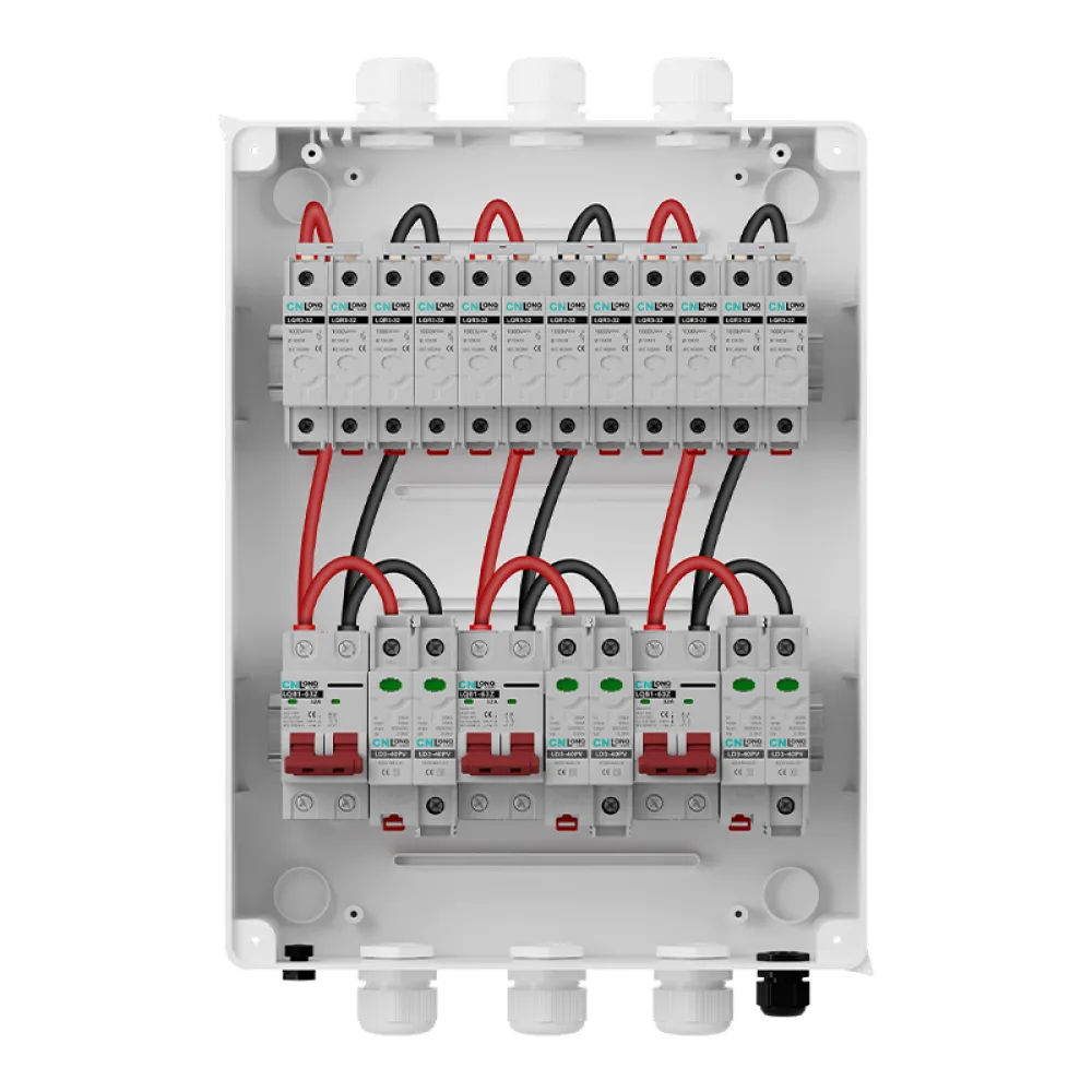 6in 3out PV Combiner Box DC500V