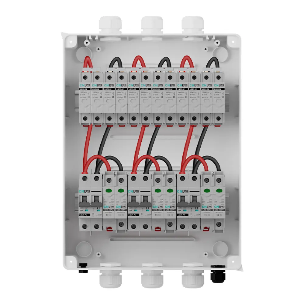 6in 3out PV Combiner Box DC600V
