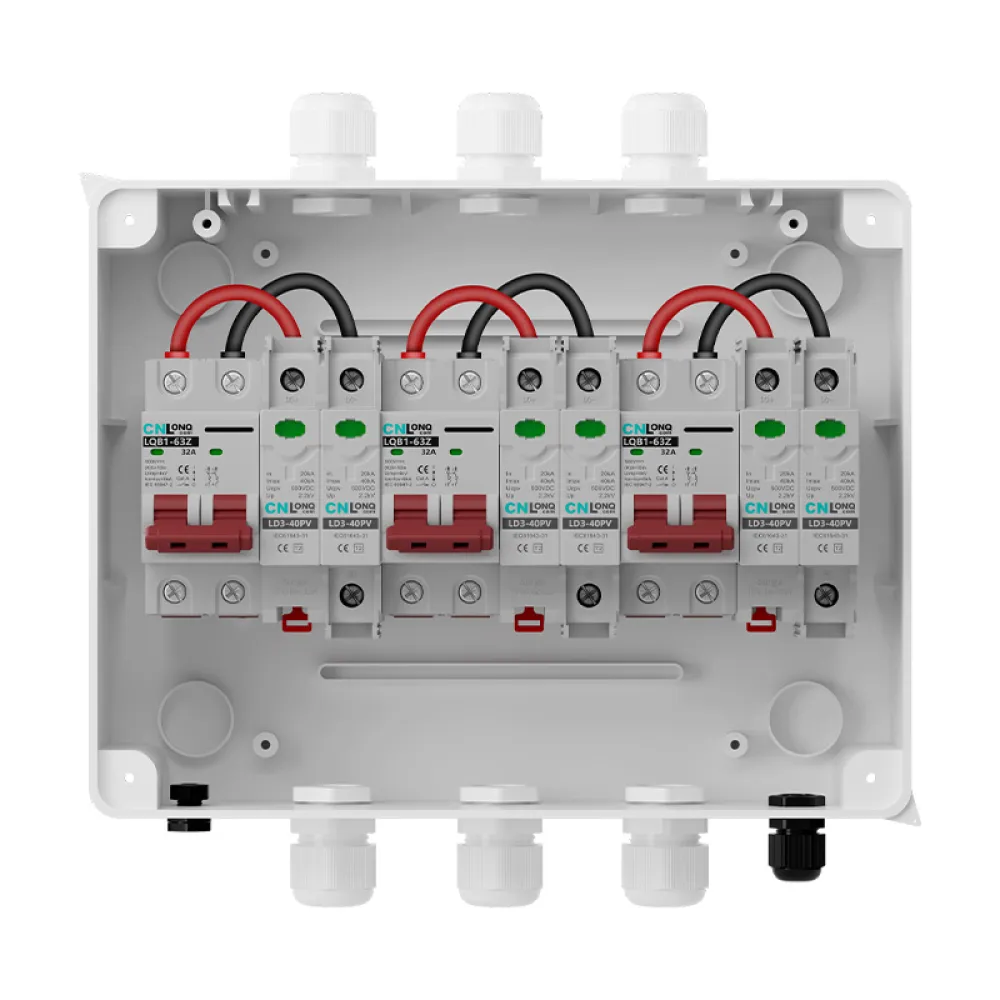 3in 3out Lightning Protection Box DC500V