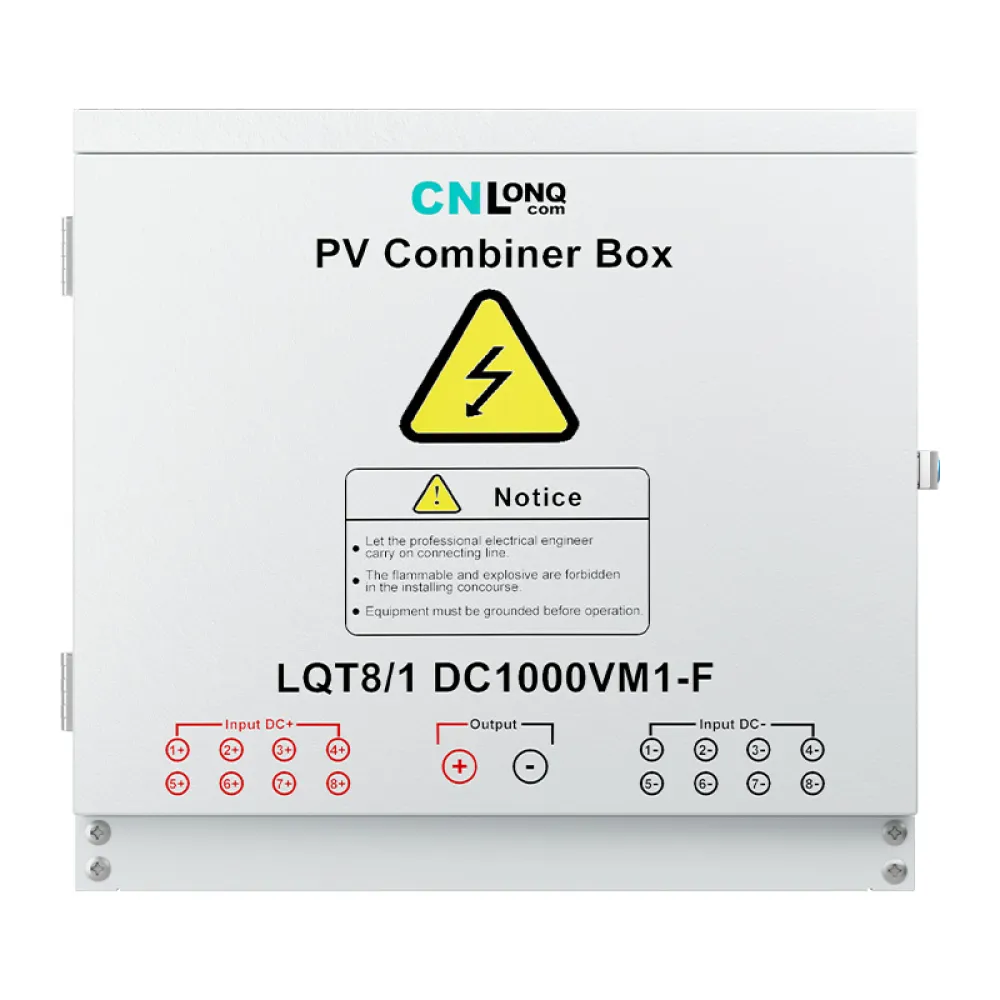 8in 1out Metal PV Combiner Box DC1000V