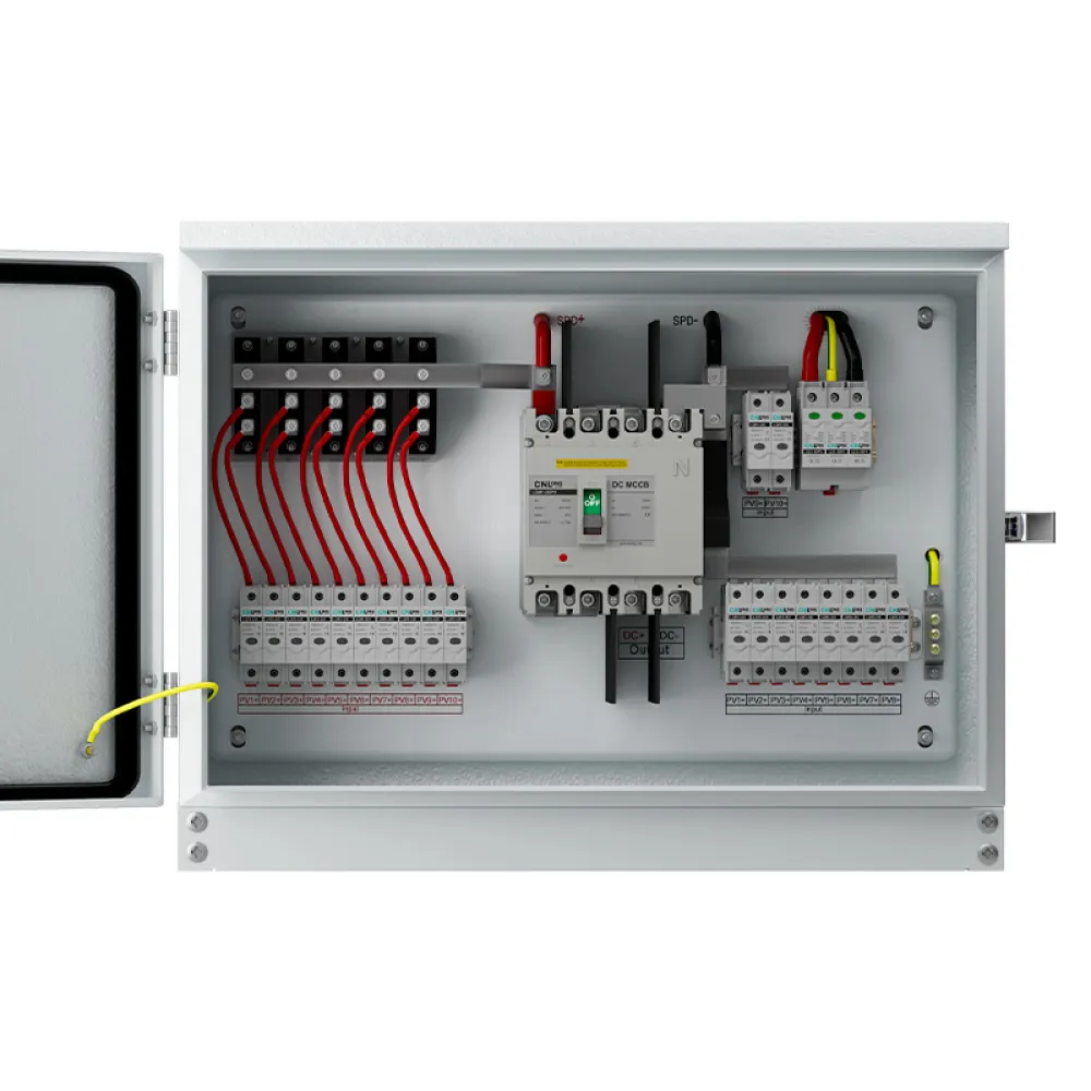 10in 1out Metal PV Combiner Box DC1000V