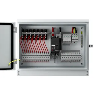 14in 1out Metal PV Combiner Box DC1000V