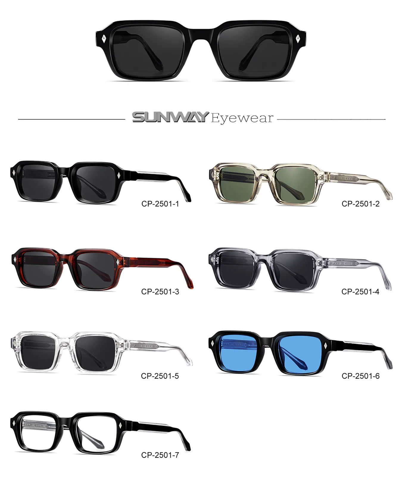 CP-2501 TR90 Sunglasses