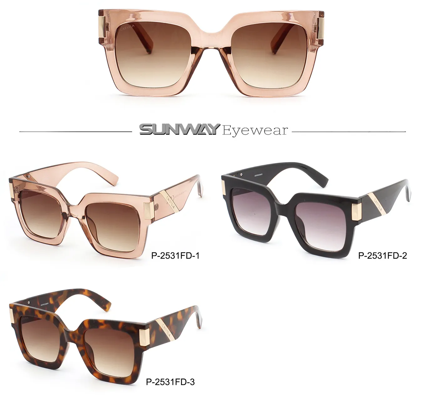P-2531FD Trendy Sunglasses