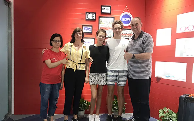 Group photo of customers